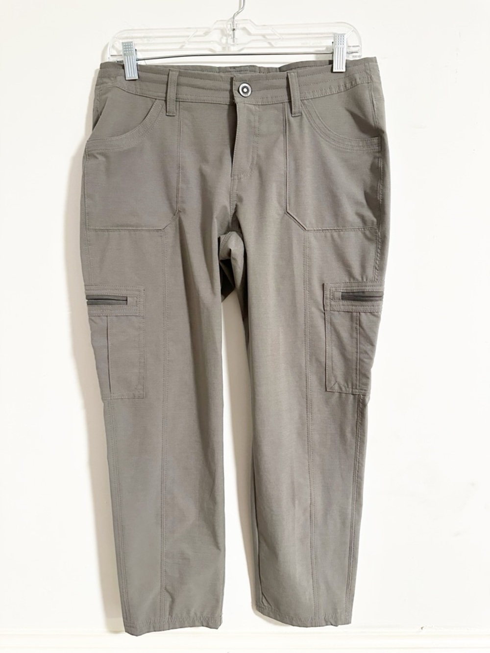 KÜHL Hörizn Skinny Hiking Pants - Grey Reflex Stretch Cargo - Women's 8 Short